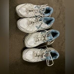 vintage new balance 409 womens Shoes Blue & White flex Zone Size 8 LOT OF 2